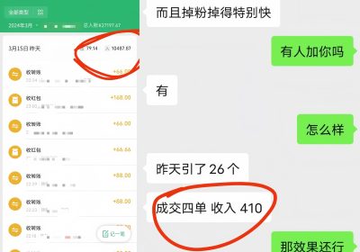 抖音创业粉引流卖课一天几百教程缩略图