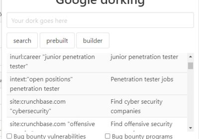 Dorkish：一款针对OSINT和网络侦查任务的Chrome扩展缩略图