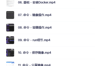 尚硅谷2024新版3小时速通Docker教程缩略图