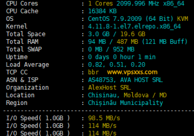 Ava.Hosting摩尔多瓦抗投诉VPS测评：看视频6万+速度，无限流量三网上传下载跑满带宽往返直连很不错（电信去程绕美）缩略图