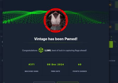 hackthebox vintage writeup缩略图