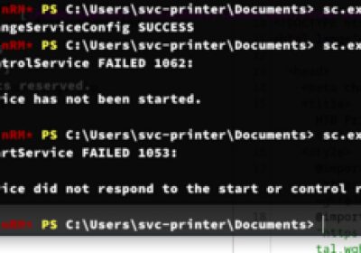 [Meachines] [Easy] Return HTB Printer+Server Operators sc.exe VSS权限提升缩略图