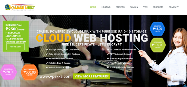 GoManilaHost柬埔寨/马来西亚/泰国/越南/日本/尼泊尔VPS：22.5美元/月，7天退款保证插图
